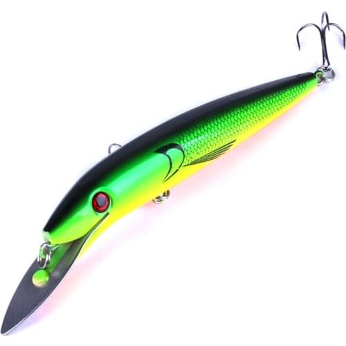 1pcs Large Minnow Fishing Lure 20cm 45g Colorful Deep Fishing Tackle Artificial Bait Diving Fishing Wobbler