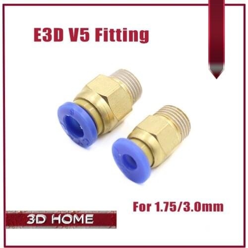 10 PCS 3D Printer HOTEND Long Distance J-Head Thermal Head Hot Side Remote Adapter Guide Tube Remote Feed Head For 1.75MM/3MM