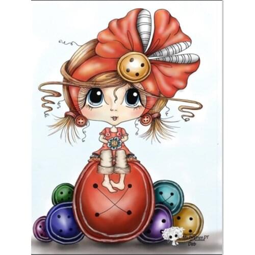 10x6 Sitting barefoot TBig ice cream ransparent Clear Stamps Silicone Seals for DIY scrapbooking photo album Card Making