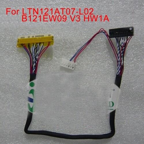 12.1 inch FI-XB30S-HF10 1ch 6bit 30pins 1mm LVDS Cable For LTN121AT07-L02 B121EW09 V3 HW1A LED Screen Panel Cable lvds cable