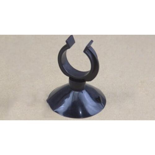 20mm ID U Type Plastic Pipe Clamp With Sucker For Aquarium Fish Tank