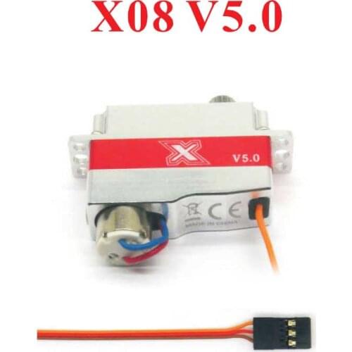 2019 New KST X08 V5.0 Metal Gear 2.7kg.cm@7.4V 9g Digital Wing Coreless Servo for RC Model Operation Voltage 3.8-8.4V