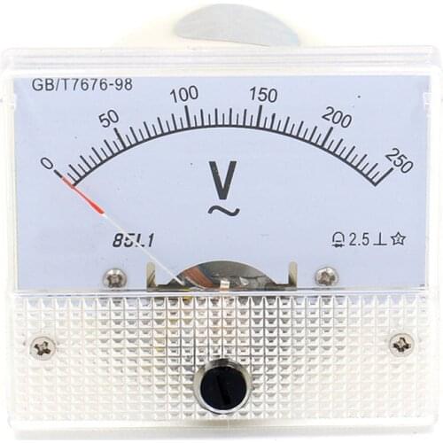 Analog 85L1 AC 250 V Panel Meter Voltmeter Measuring device Installation equipment