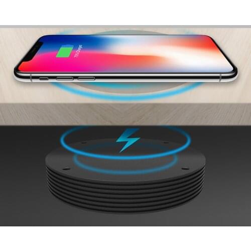 Long Distance Wireless Charging Airspace Hidden For Samsung Galaxy S10 S9 S8 Note 10 9 iPhone XS Max XR X 12 QI Wireless Charger