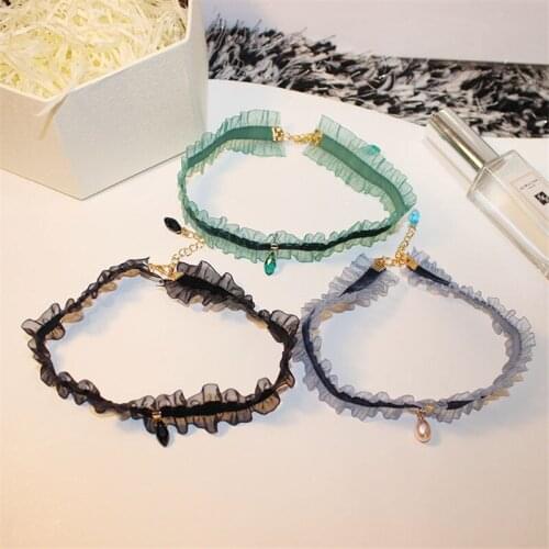 Bitaohongjia Women's Velvet Chokers