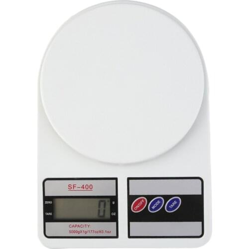 Digital Kitchen Scale Electronic Balance Weight LCD Display Tare Function for Postal Parcel Food Weight Diet Battery Operated