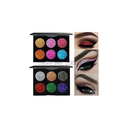 By dhl or ems 200pcs Diamond Glitter Powder Golden Shimmer and Shine Sequins Eyeshadow Pallete Glitter Pigment Cosmetics new