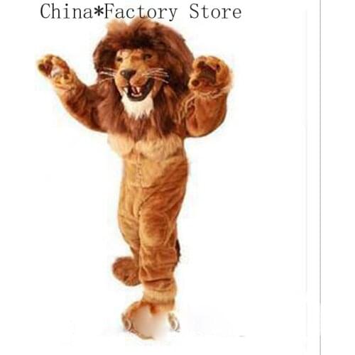 Lion Costume FursuitSuits Cosplay Party Game Dress Outfits Clothing Promotion Carnival Halloween Xmas Easter Adults
