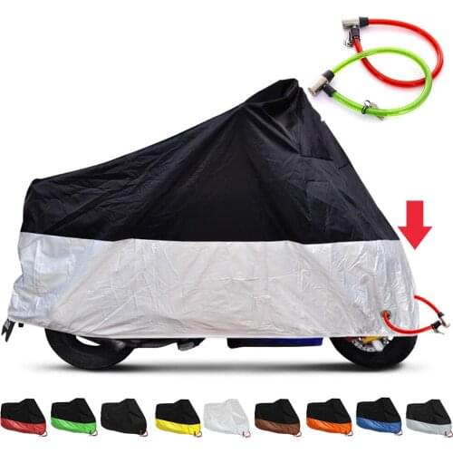 Motorcycle cover tarpaulin For honda goldwing 1800 vtx 1800 cbr f4i cb 900 hornet today yamaha fz6 fz1 xj6 mt 09 fjr 1300
