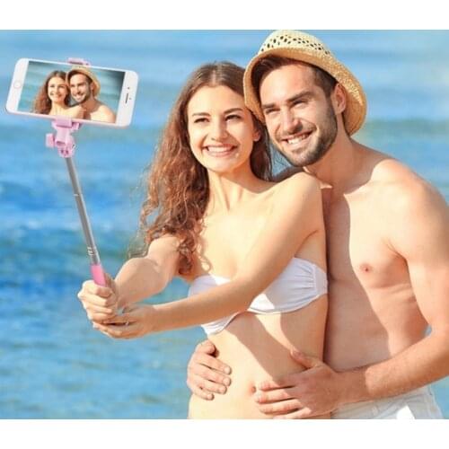 Mini wireless bluetooth selfie stick, suitable for Iphone/Android/Huawei foldable handheld selfie stick, shutter remote control