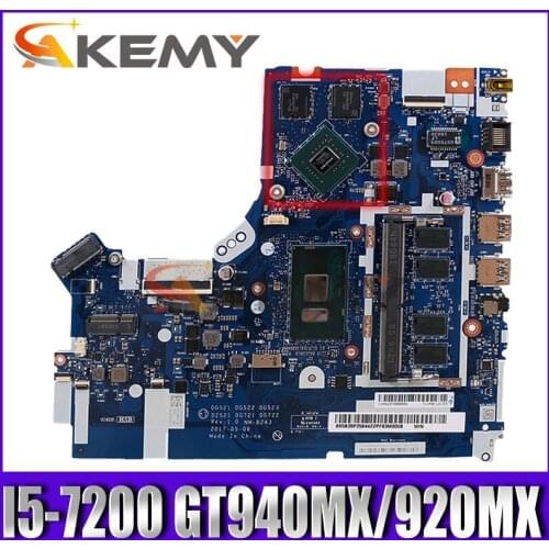 NM-B243 for Lenovo Ideapad 320-17IKB /320-15IKB Mainboard Motherboard CPU I5-7200 4GB-RAM GPU GT940MX/920MX 2G 100% Test Ok