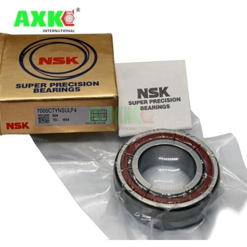 NSK 7000 70002 7003 7004 7005 7006 H7007C 2RZ P4 HQ1 DBL 35x62x14 Sealed Angular Contact Bearings Speed Spindle SI3N4 Ceramic
