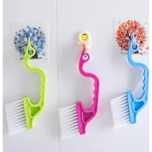 Hand-held Groove Gap Cleaning Brush Cleaning Tool For Track Gap Of Swan Shaped Door Window Kitchen Cleaner Brushes Hand Tools