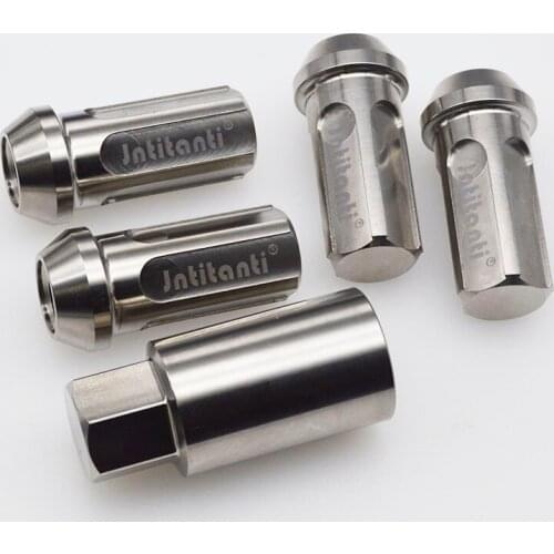 GR5 titanium wheel lug nut m12*1.25*45 anti-theft close-end primary color