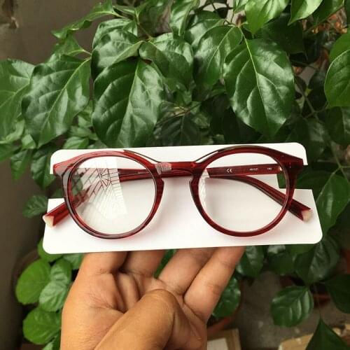 US Trending Brand Designer Acetate Glasses Frames Girls Small Size Round
