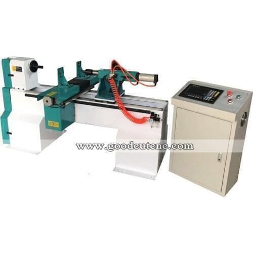 High speed mini wood lathe machine with double blade