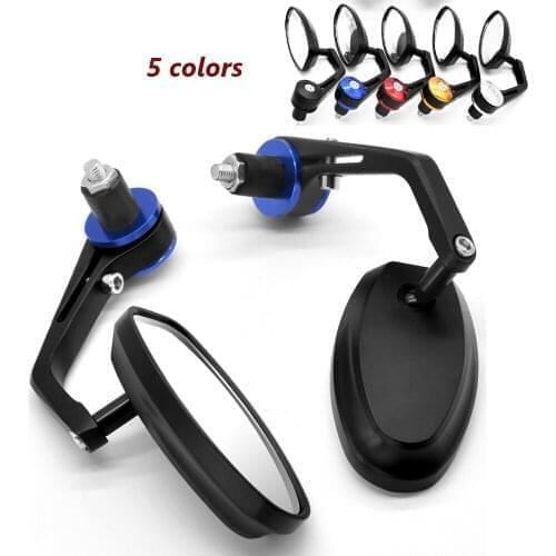 Motorcycle Rear View Mirrors 7/8" Handle Bar End Side Rearview Aluminum For Ducati 400 MONSTER S2R 800 748 916 996 998 SS1000