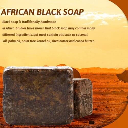 1 * Beauty Black Soap African Black Soap Dark Black Skin Lightening Soap Brighten Face Body Skin Beauty Bath Body Bleaching Soap