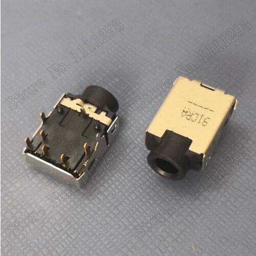 10pcs/lot Headphone MIC Socket Audio Jack Connector for Lenovo E47A E47L etc phone Port , Normal Open