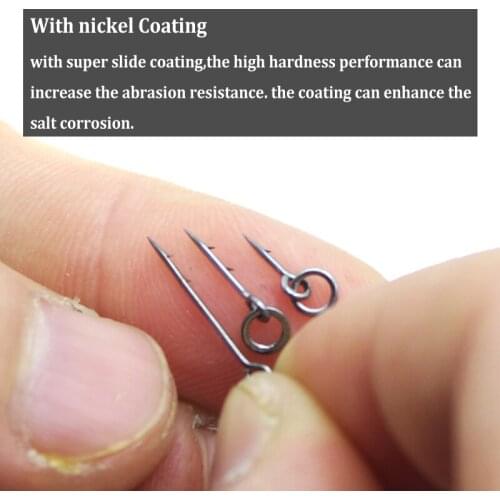 20PC Carp Fishing Micro Barbed Bait Sting with Rings and Hook Stop Beads Carp Bait Spike Pins for Carp Feeder Tackle Accessories