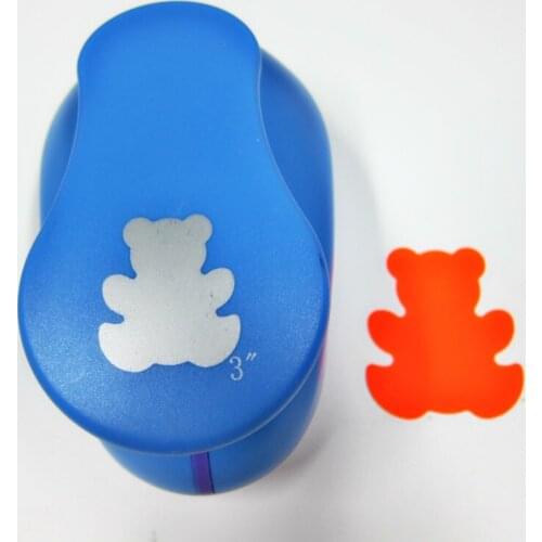 3'' Panda Shape Craft Punch Paper Embossing Punches Sale For Scrapbooking Puncher DIY Handmade Cutter Foam Bear Furador EVA