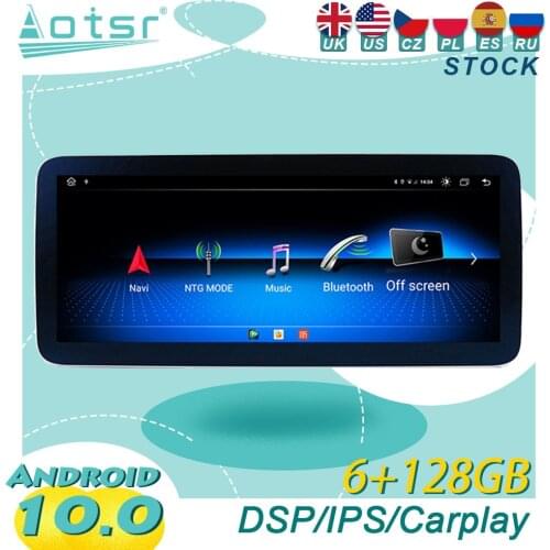 For Mercedes-Benz C/GLC/V 2015-2018 Android10 Tesla Car Radio Wireless Carplay GPS Navigation DSP Multimedia Player