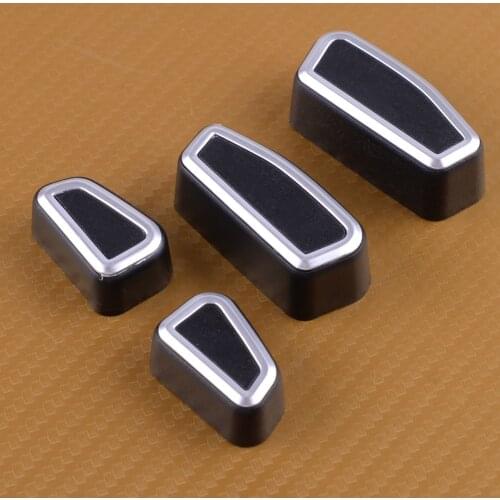 Beler Interior Styling Accessories ABS 4pcs Front Seat Adjust Switch Cover Trim fit for Jeep Cherokee Grand Cherokee Durango
