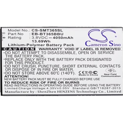 CameronSino for SAMSUNG Galaxy Tab Active Active 2 8.0 SM-T395N SM-T395 SM-T390N SM-T365 EB-BT365BBC battery