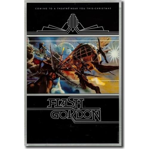 D0229 Flash Gordon 2020 Movie Silk Fabric Poster Art Decor Indoor Painting Gift