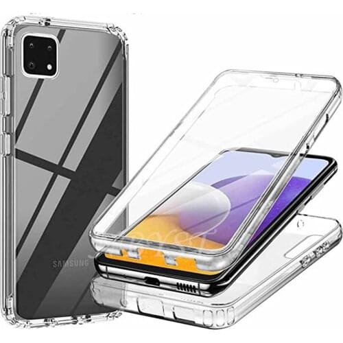 Double Case for Samsung Galaxy A22 A32 4G A03S A52 A72 5G A12 A42 A02 A01 A11 A21S A31 A41 A51 A71 M51 360 Full Shockproof Cover