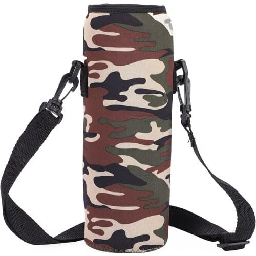 1L Outdoor Sports Water Bottle Thermal Water Bottle Case With An Detachable Strap And A Built-In Buckle For Outdoor Uses