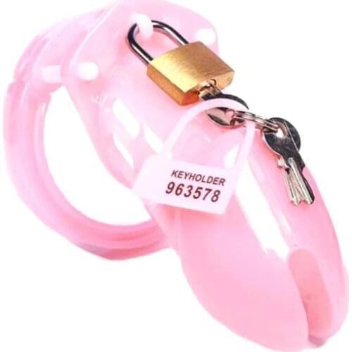 THE SAD PINK EXCUSE HOLY TRAINER MALE CHASTITY DEVICE