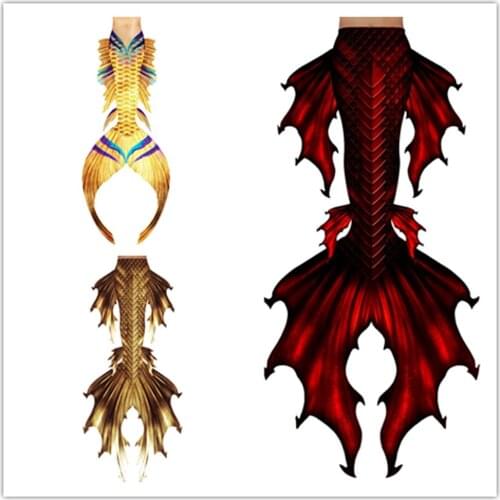 Customized Ariel Little Mermaid Tails for Swimming Costume Mermaid Tail Adult Cosplay Girls Swimsuit Kids Swimmable suit Monofin