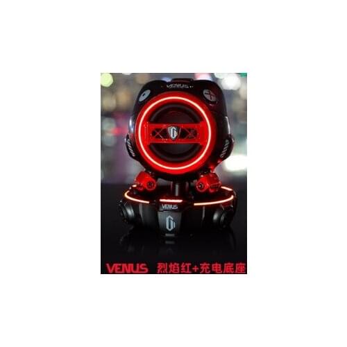 Cool mech-shaped metal body 10 hours battery life surround stereo sound mini subwoofer wireless bluetooth speaker J06