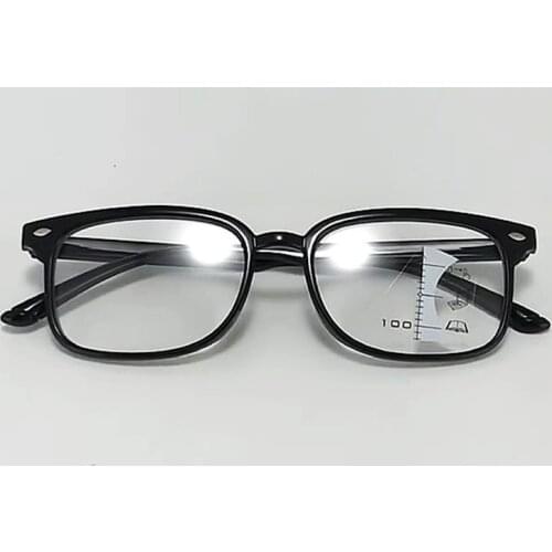 Multifocal Progressive Reading Glasses Men Women Anti Blue UV Protect EyesGlasses Automatic Adjustment Eyewear +1.0~+4.0