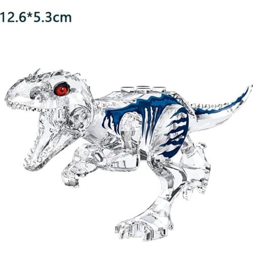 [MOC Hub] Jurassic Dinosaur Building Blocks Toys Park Compatible Major Brand Gifts Simulation Animal Rex Raptor