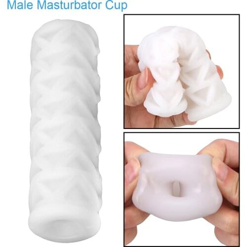 IKOKY Deep Throat Male Masturbator Cup TPE Blow Job Erotic Realistic Vagina Oral Mouth Sex Toys For Men