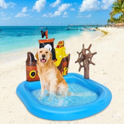 Inflatable Swim Pool Cruise Ship Castle Shaped PVC Thickened Ocean Ball Pool Swimming Ring Pool Party Toys For Adults Child