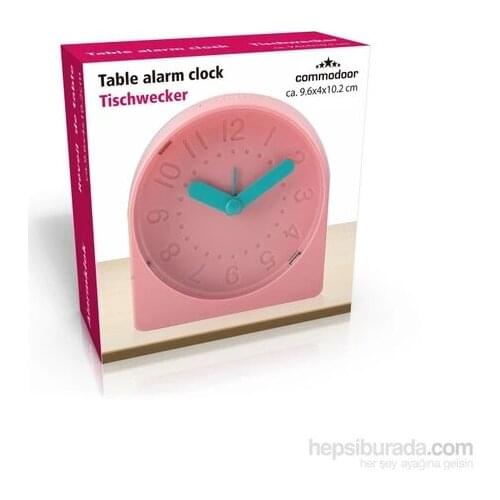Gold Decor Table clock Alarm Pink desk clock relogio de mesa настольные часы reloj de escritorio