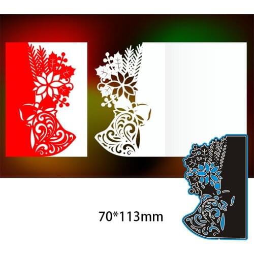 70*113mm Hollow Bell Laser New Cutting Metal Dies New Stencils DIY Scrapbooking Paper Cards Craft Making Craft Decoration
