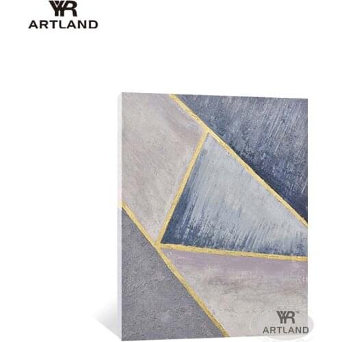 Wholesale wall art pictures for hotels Module design for wall decoration Hand drawn oil painting on canvas for living room sofa