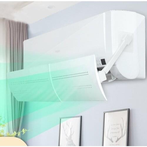 Home Adjustable Air Conditioner Cover Windshield Air Conditioning Baffle Shield Wind Guide Month Straight Anti-Wind Shield New