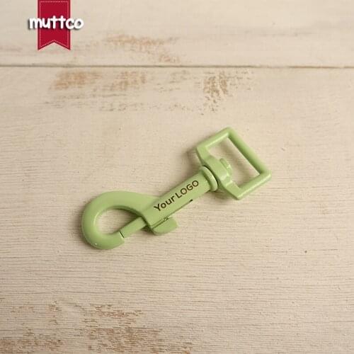 Polychrome metal dog Engraved buckle, We provide laser engraving service customize LOGO 20mm dog clip hook CPK-20G