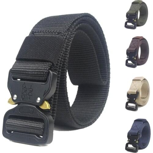 Tactical Training Hunting Belt Quick Release Heavy Duty Outdoor Camping Belt Climbing Belt Waistband Hunting Accessories
