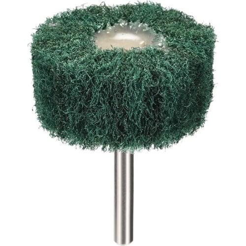 Uxcell Abrasive Wheel Buffing Polishing Wheel Green with 1/4 Inch Shank 240 Grits