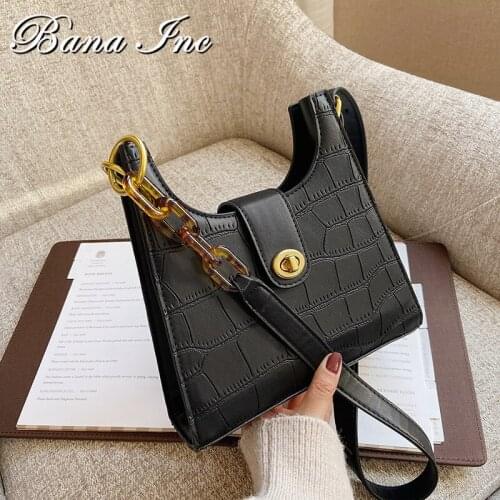 Vintage Armpit Shoulder Bag Fashion Luxury Brand Handbag And Purse Ladys Office Leather Totes High Quality Shoulder Hand Bag