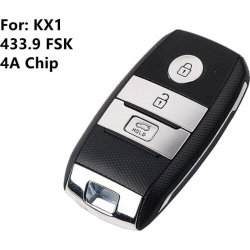 XIEAILI OEM 3Button Keyless Entry Smart Key For Kia KX1 433.9FSK 4A Chip K8000 K132