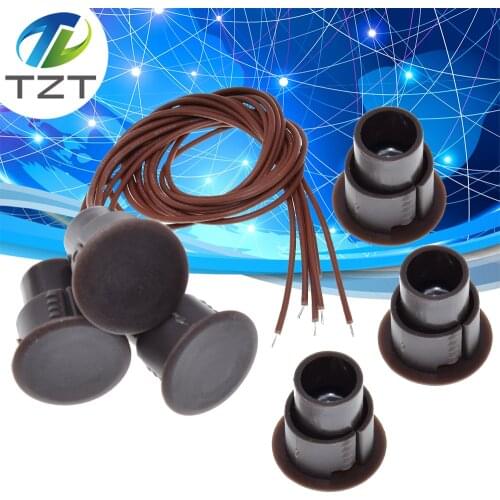 TZT RC-36 Wired Door Magnetic Switch Alarm Sensor Magnet Alarm Detector For Iron Gate Home Security Alarm System NC for Arduino