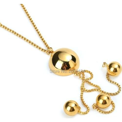 Women Choker Necklace Gold Jewelry Fashion Charm Pendant Vintage Necklace Stainless Steel Classic Link Chain Trendy Design