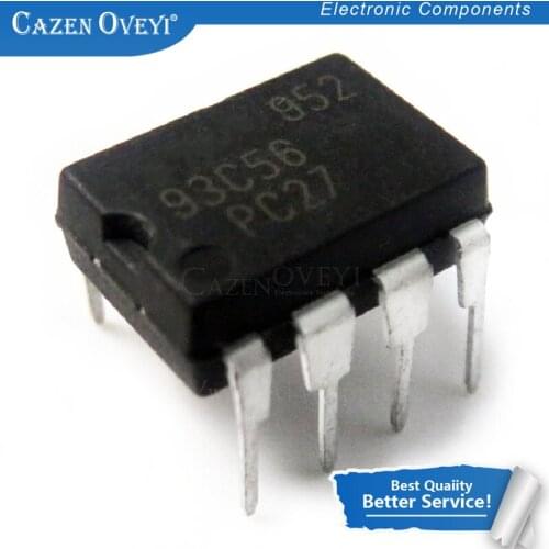 10pcs/lot AT93C56 93C56 DIP-8 In Stock
